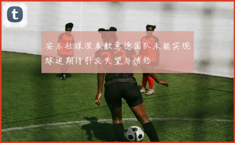 安东社媒深表歉意德国队未能实现球迷期待引发失望与愤怒